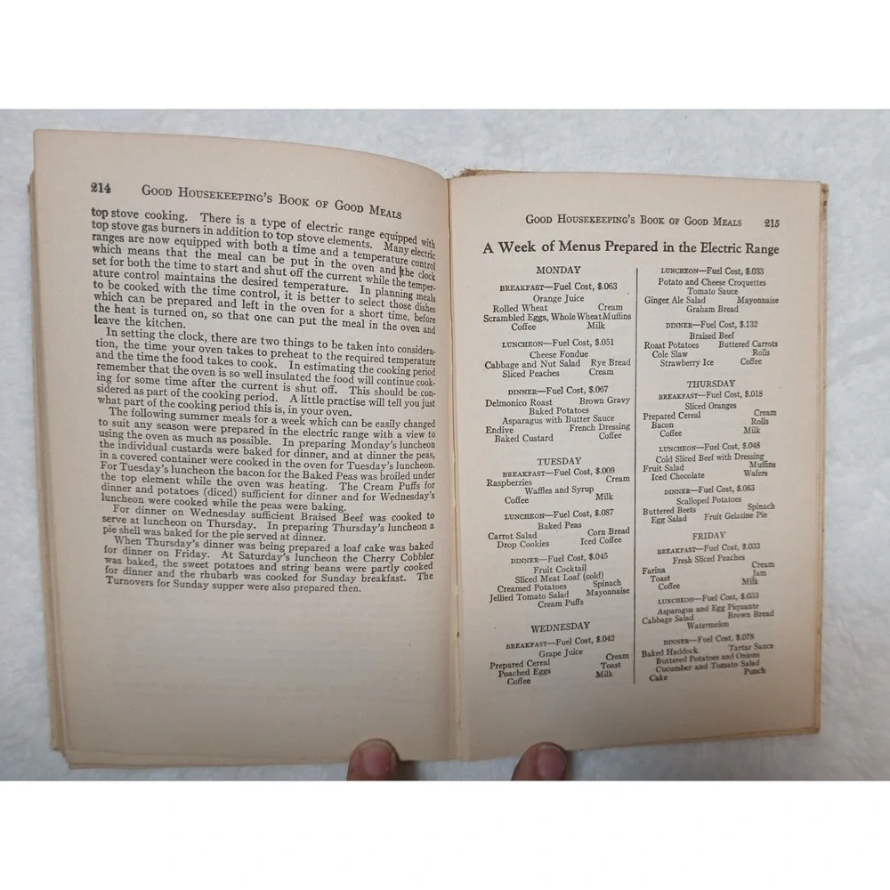 Good Meals and How To Prepare Them  Katharine A Fisher 6th Edition Cookbook 1928